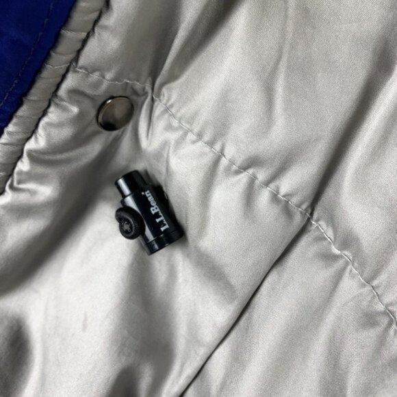 LL Bean Penobscot Parka Mens XL Tall Blue Green Hooded Full Zip Made In USA VTG - Picture 10 of 16